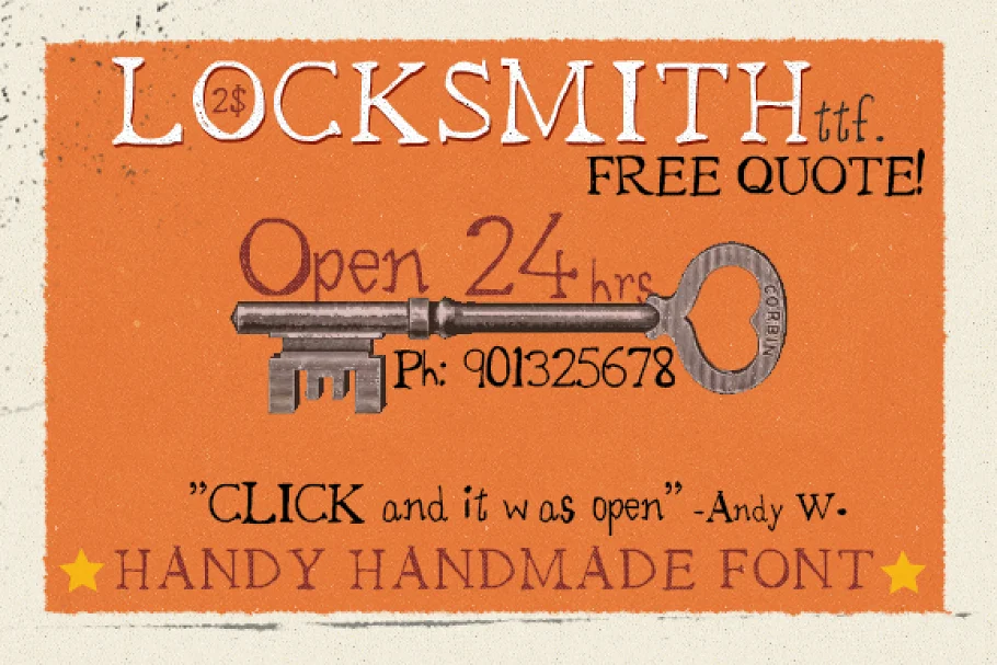 Locksmith Font