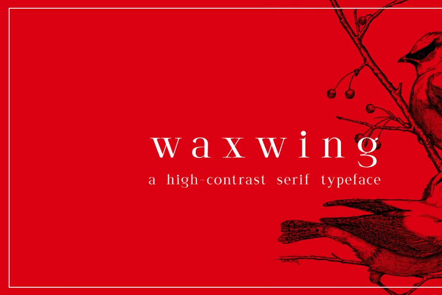 Waxwing Serif Font