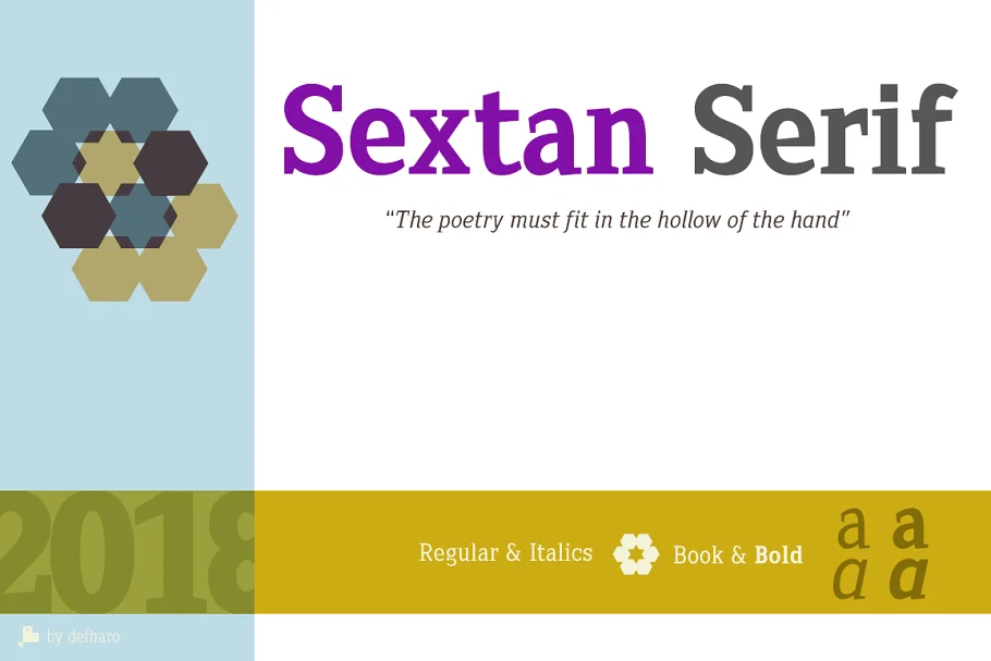 sextan serif typefaces - Post