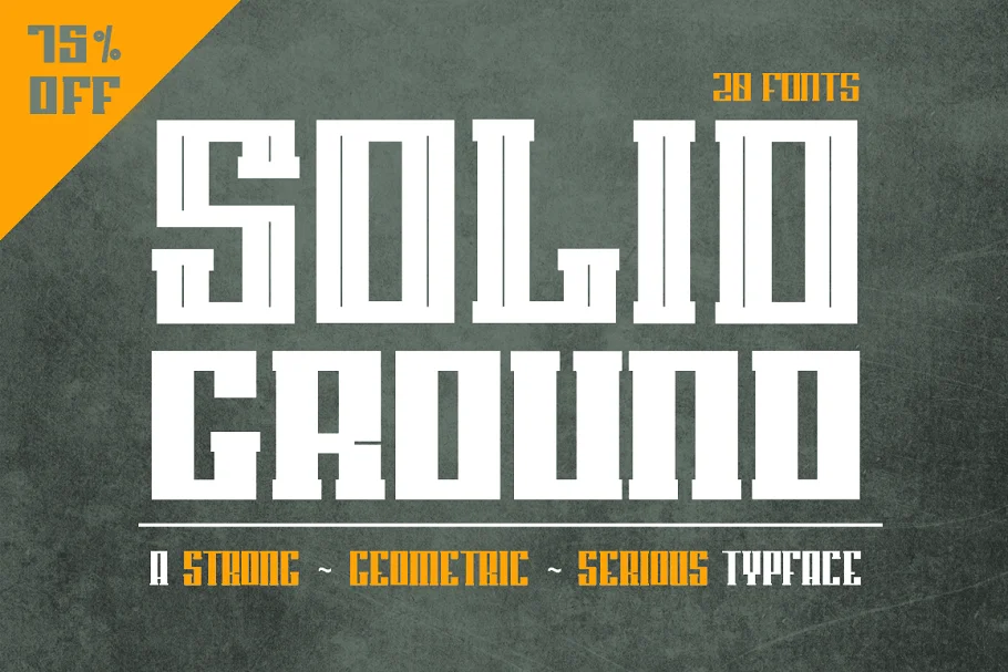 Solid Ground Font