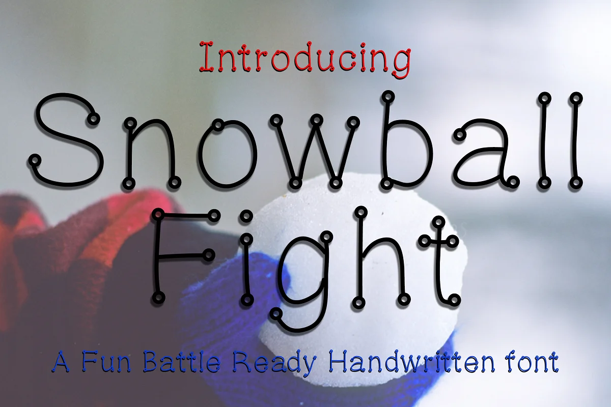 Snowball Fight Font