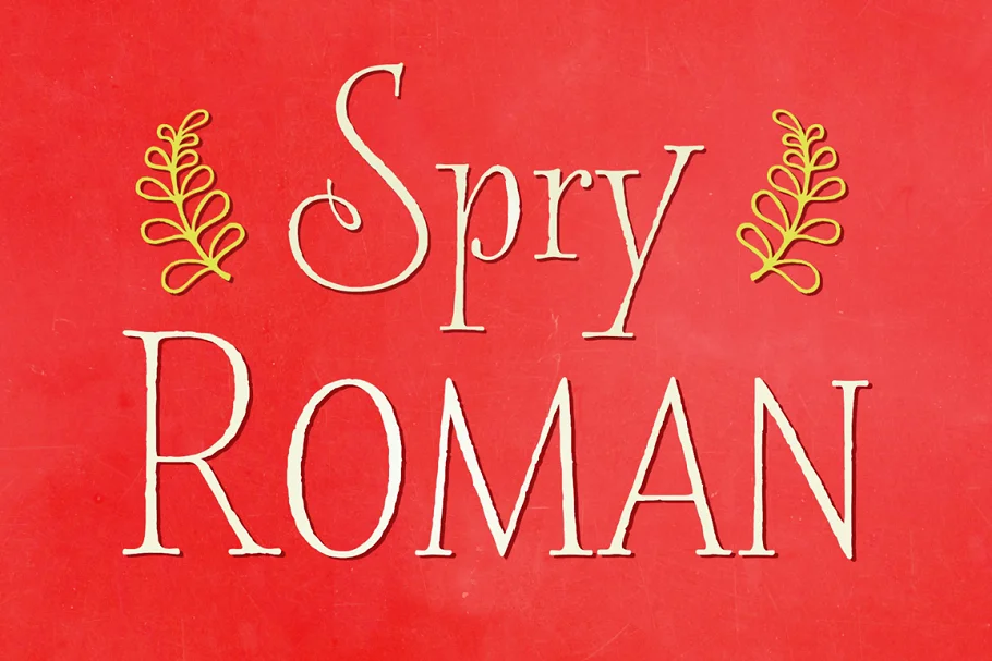 Spry Roman Pro Font