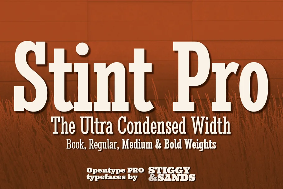 Stint Ultra Condensed Pro Font