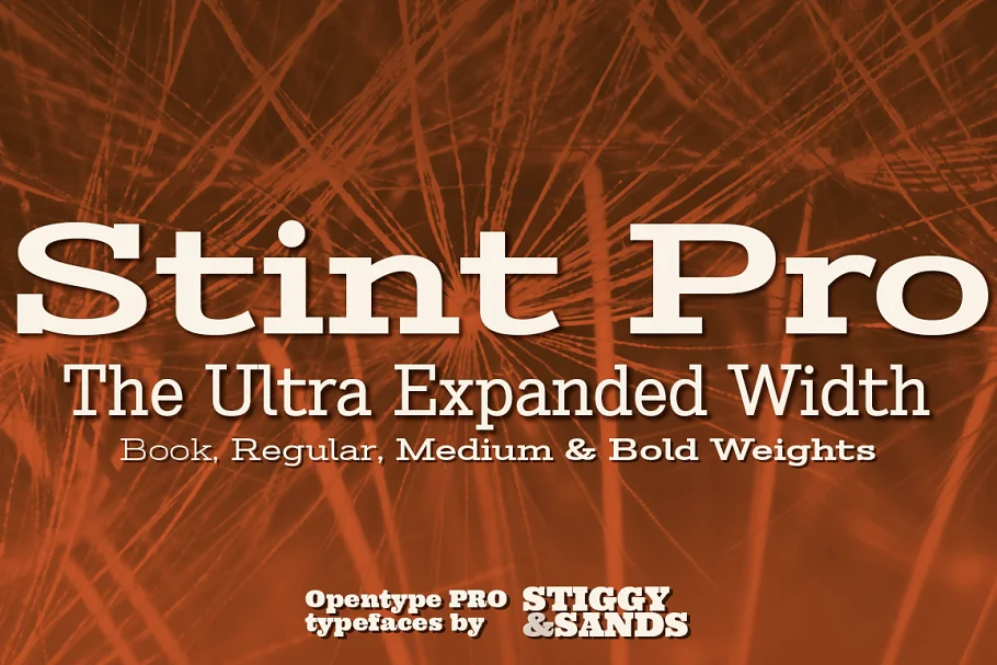 Stint Ultra Expanded Pro Font