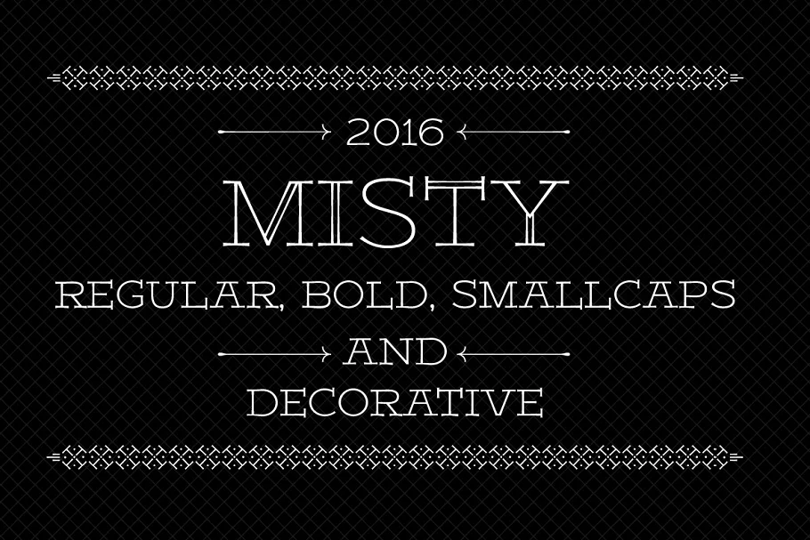 Misty complete Font