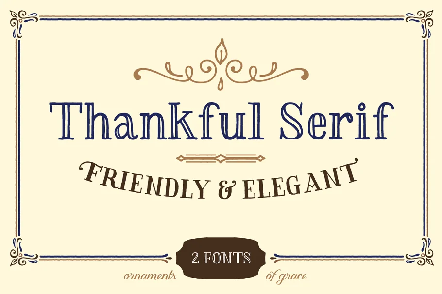 Thankful Serif Font