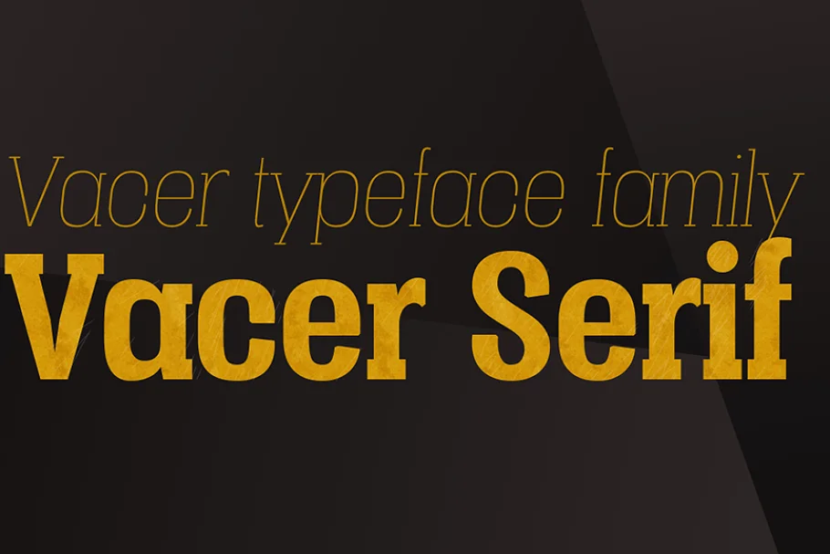 Vacer Serif Font