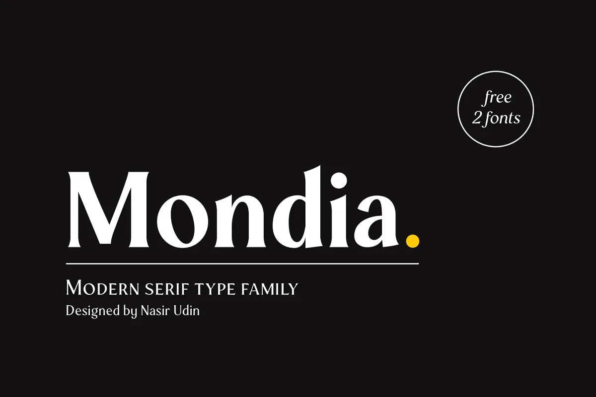 Mondia 18 Font