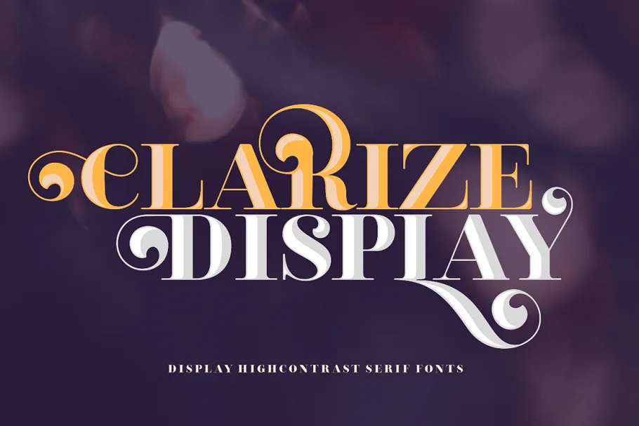 Clarize Display Font