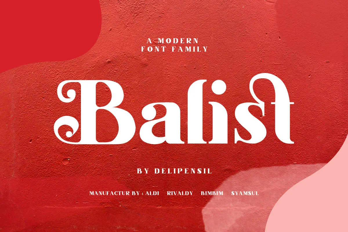 Balist Modern Serif Font