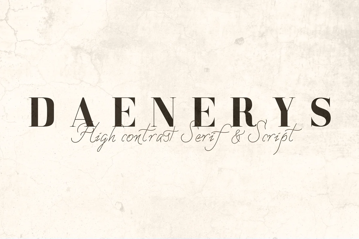 Daenerys Serif Font