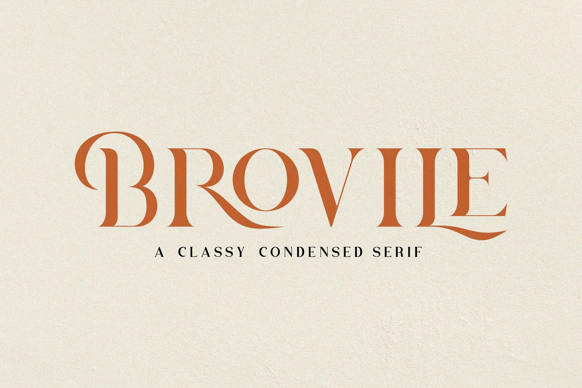 Brovile A Classy Serif Font