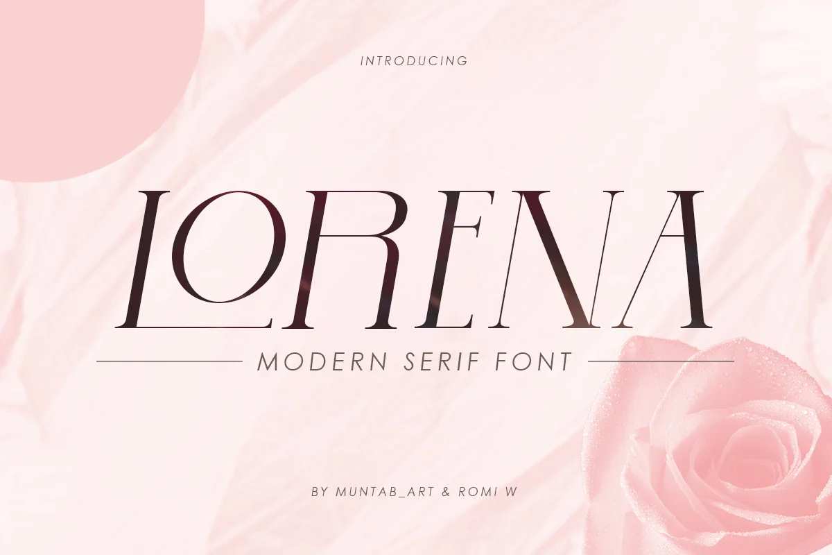 Lorena Modern Serif Font