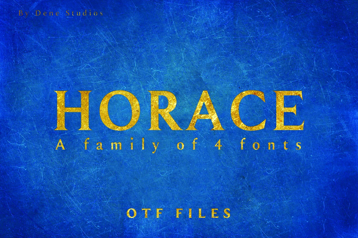 Horace Typeface Font