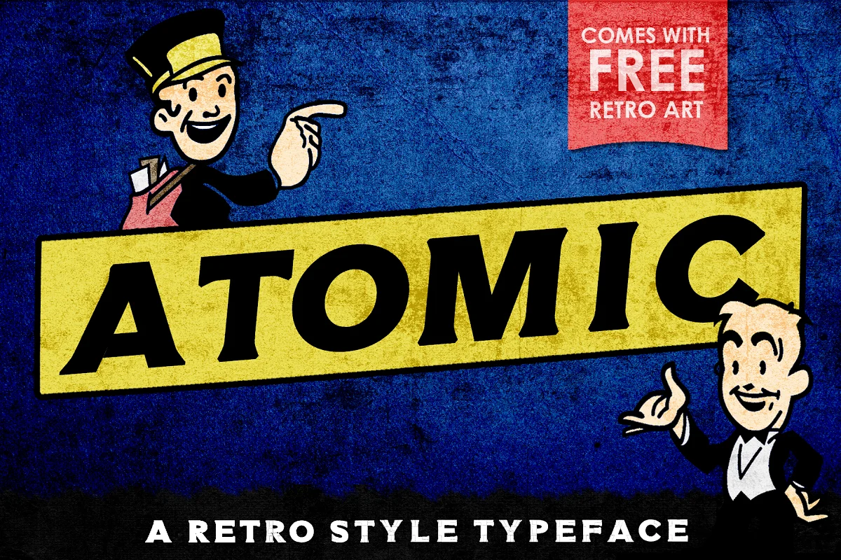 Atomic Typeface Font