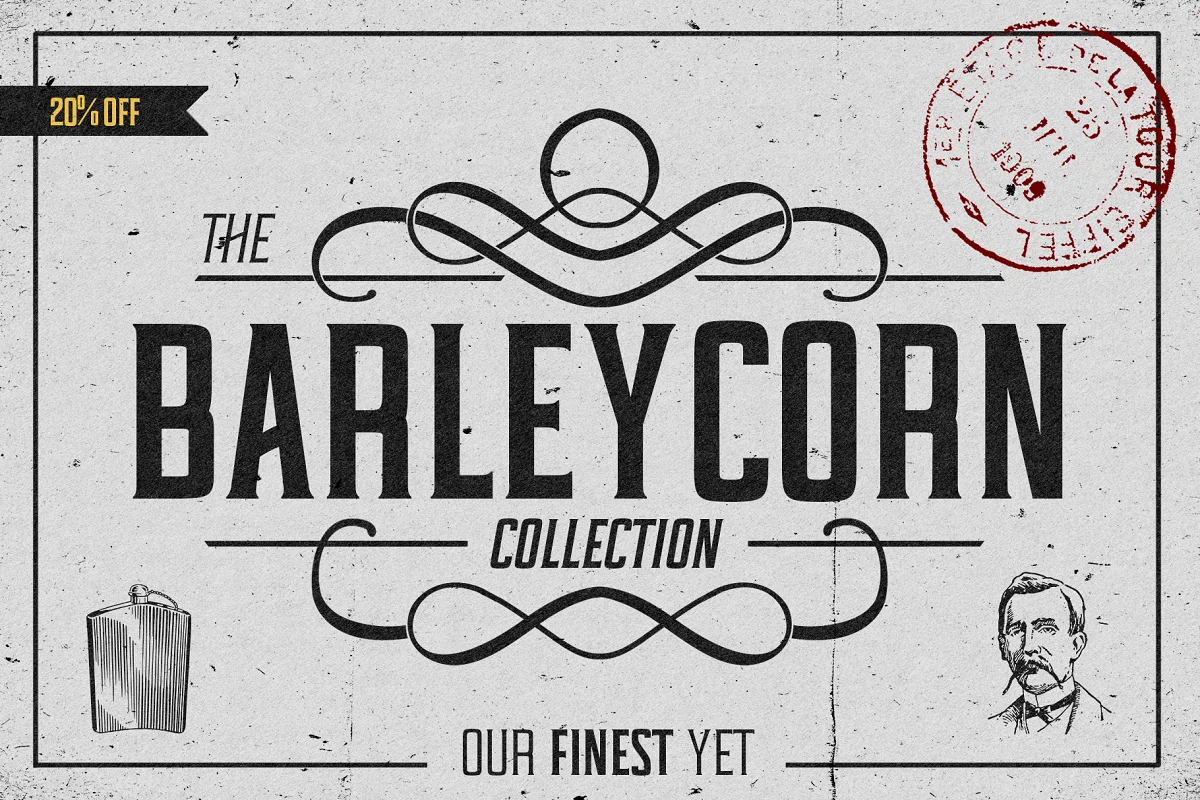 Barleycorn Typeface Font