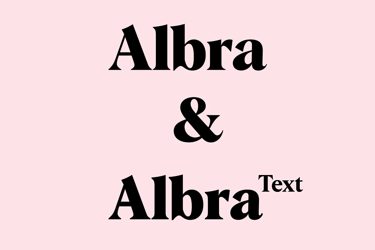 Albra and Text Collection Font