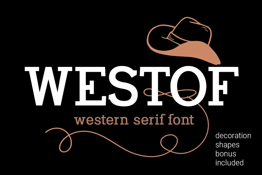 Westof Western Serif Font