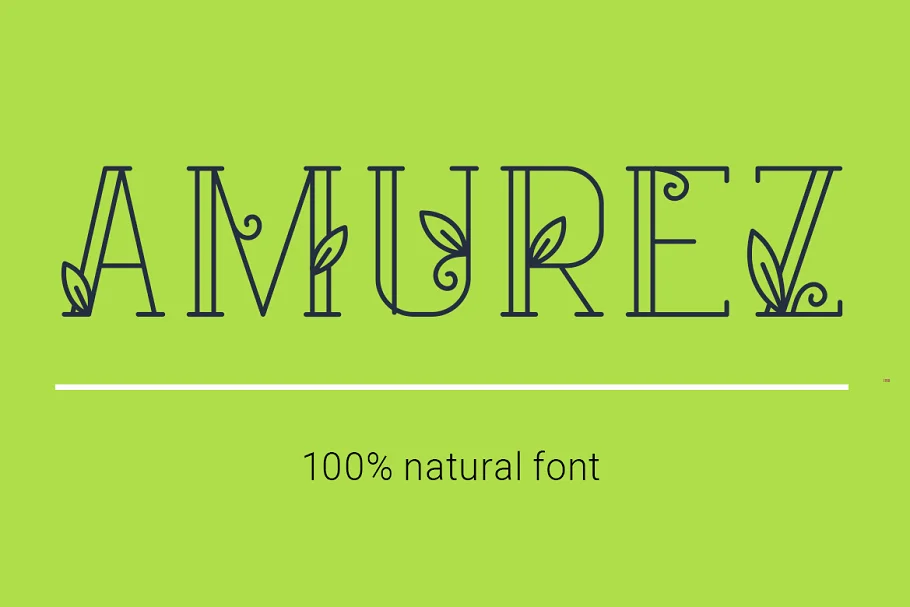 Amurez Delicate Natural Font