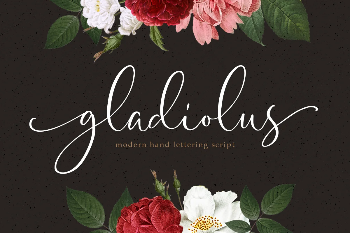 Gladiolus Modern Calligraphy Font