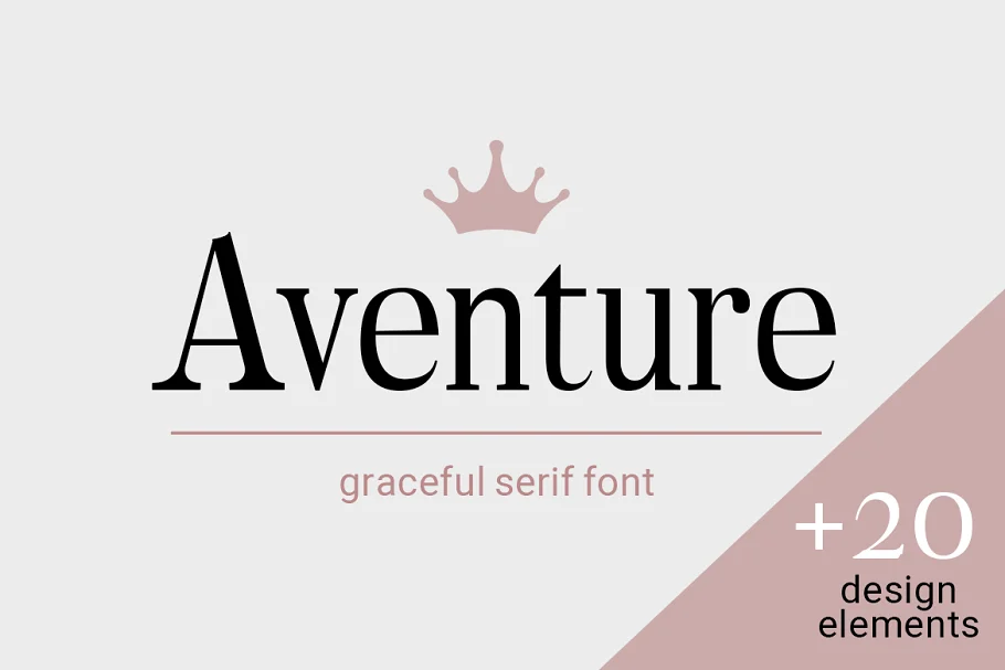 Aventure Graceful Serif Font