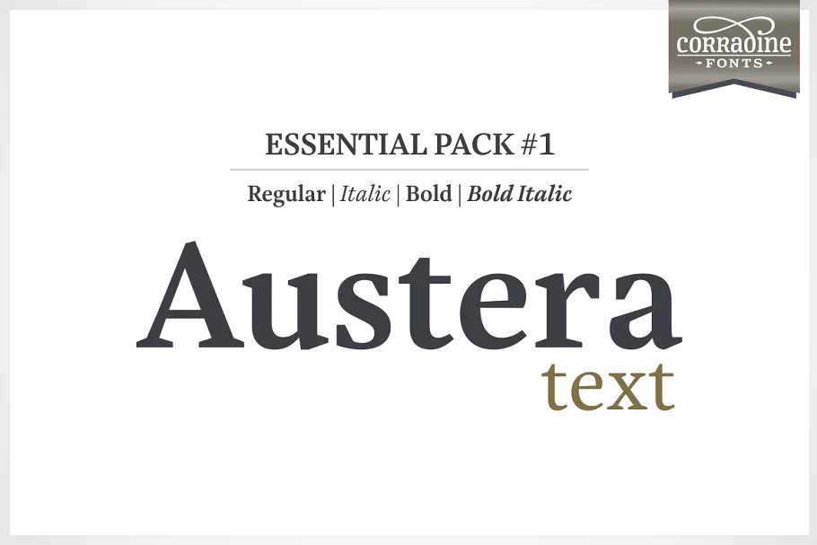 Austera Text Essential 1 Font