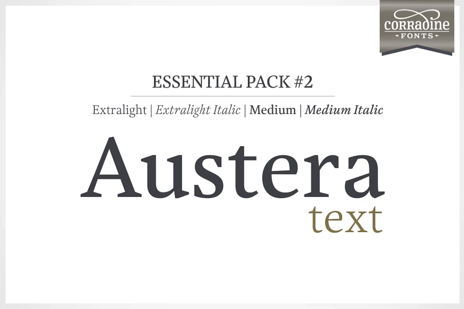 Austera Text Essential 2 Font