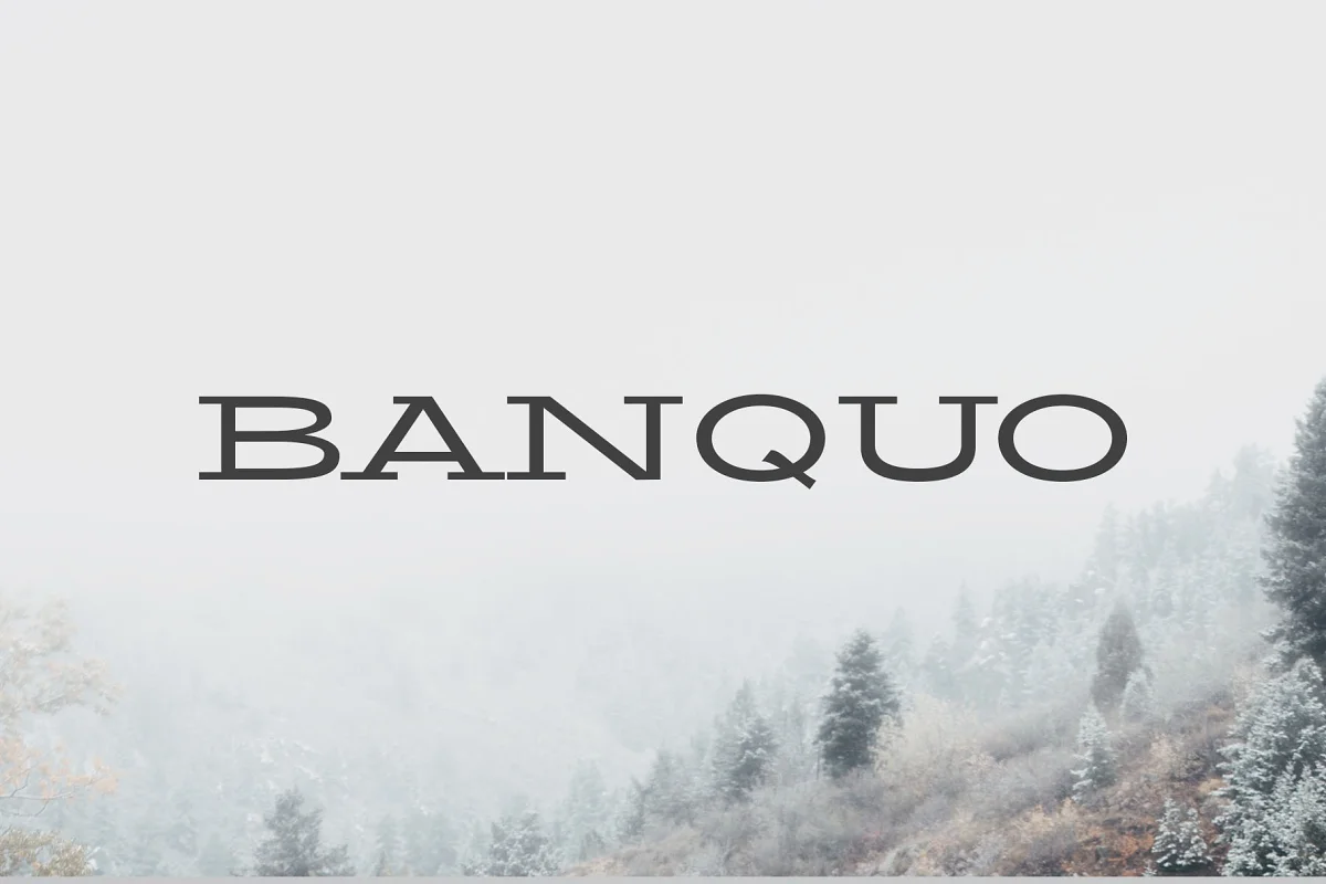 Banquo Serif Font