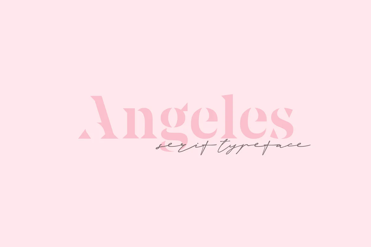 Angeles A Serif Font