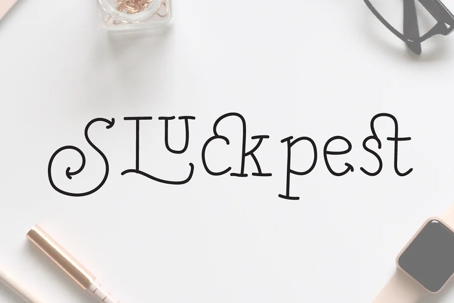 Sluckpest Font