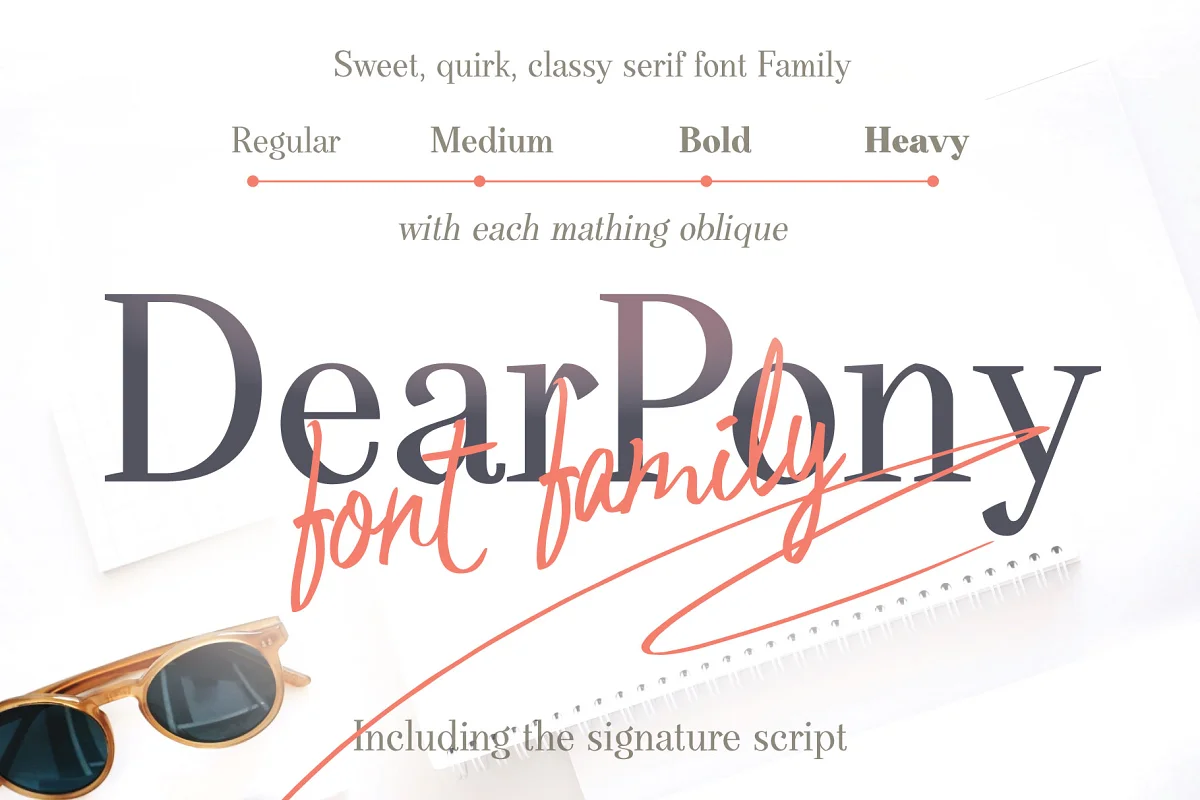 DearPony Serif Script Font