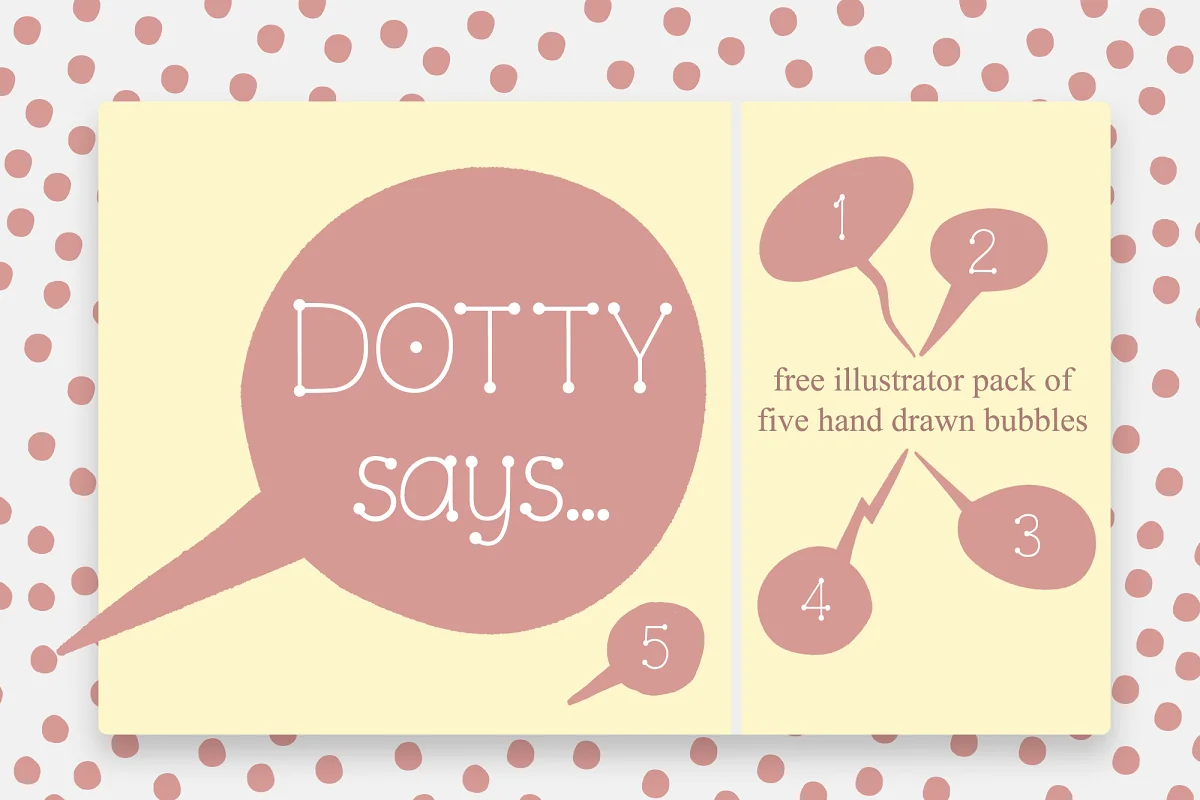 dotty speech bubble - Post