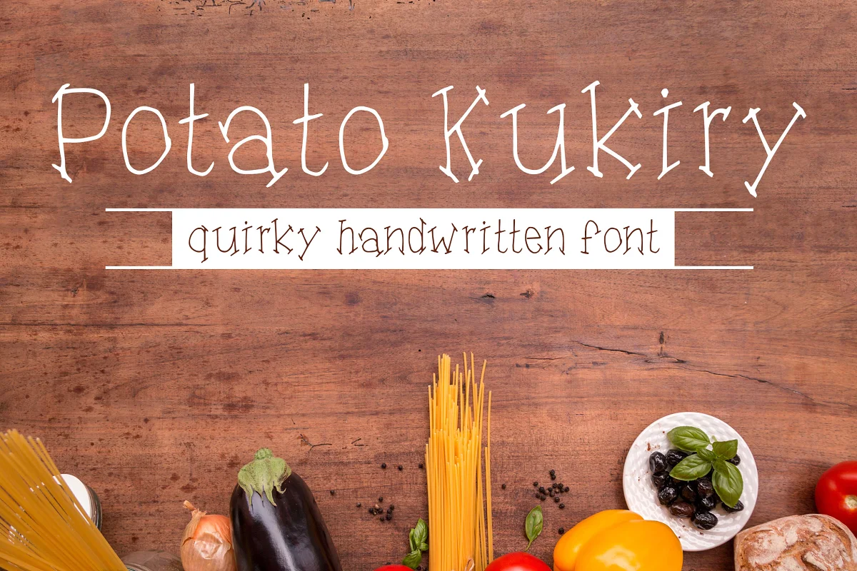 Potato Kukiry Quirky Fun Font