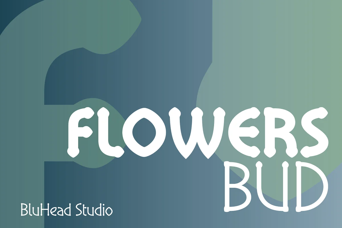 Flowers Bud Font