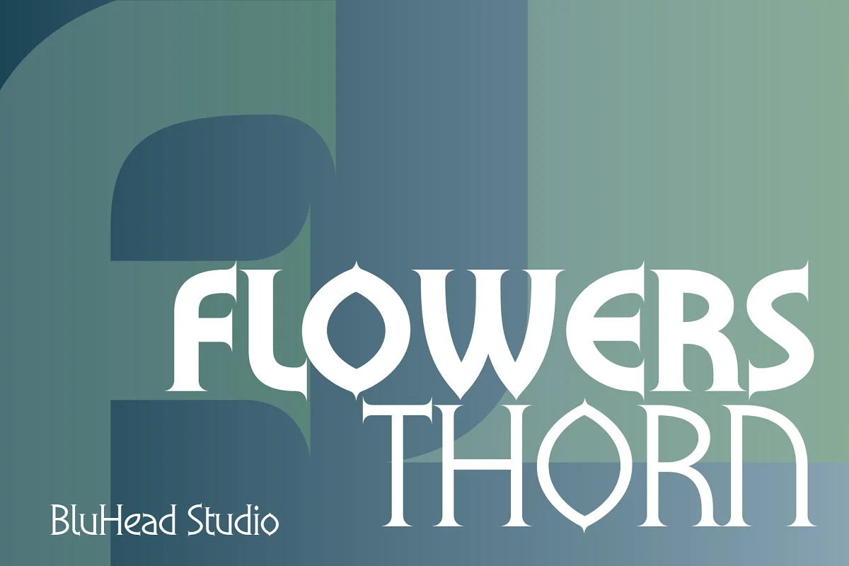 Flowers Thorn Font