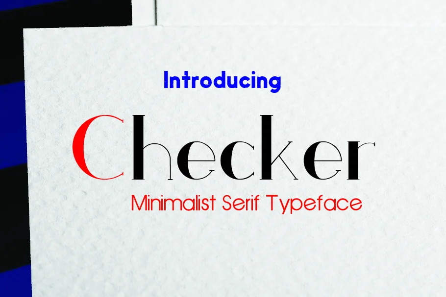 Checker Font