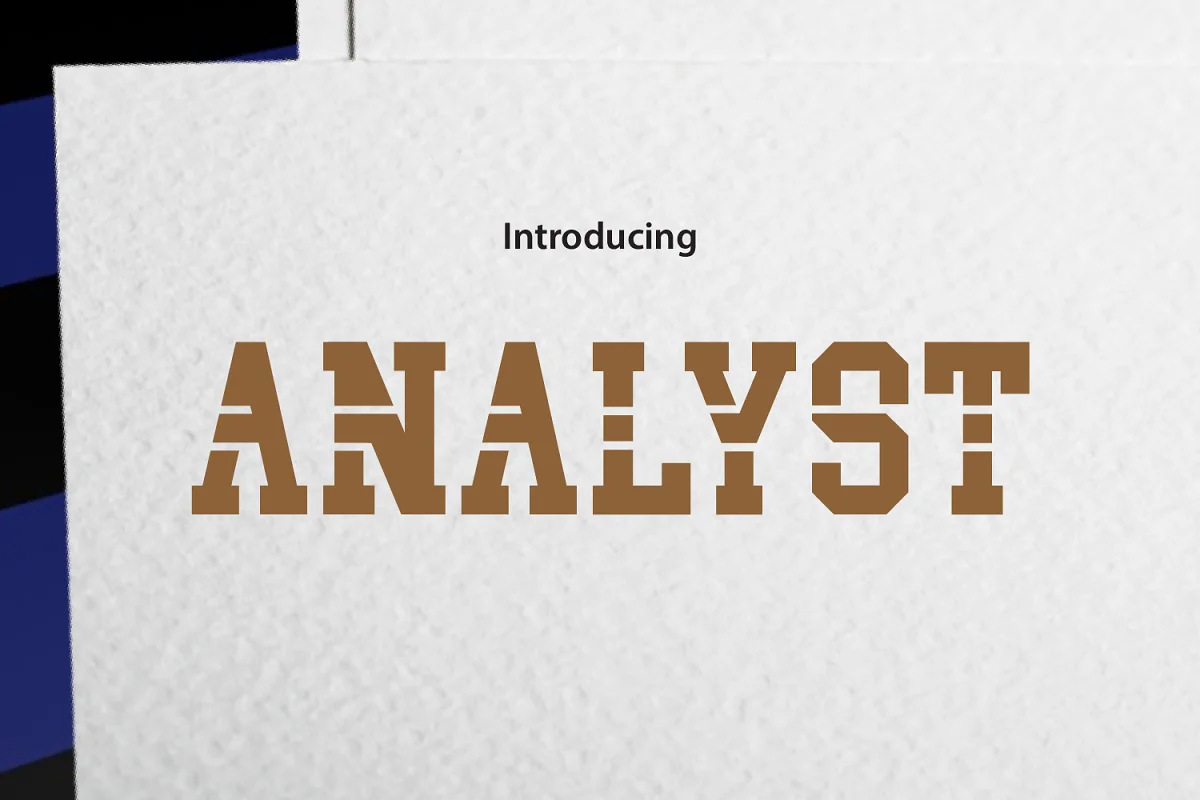 Analyst Font