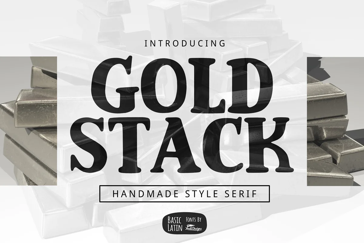 Gold Stack Serif Font