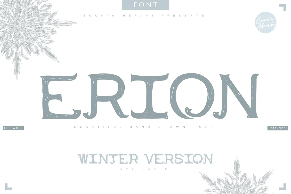 Erion 4in1 Font