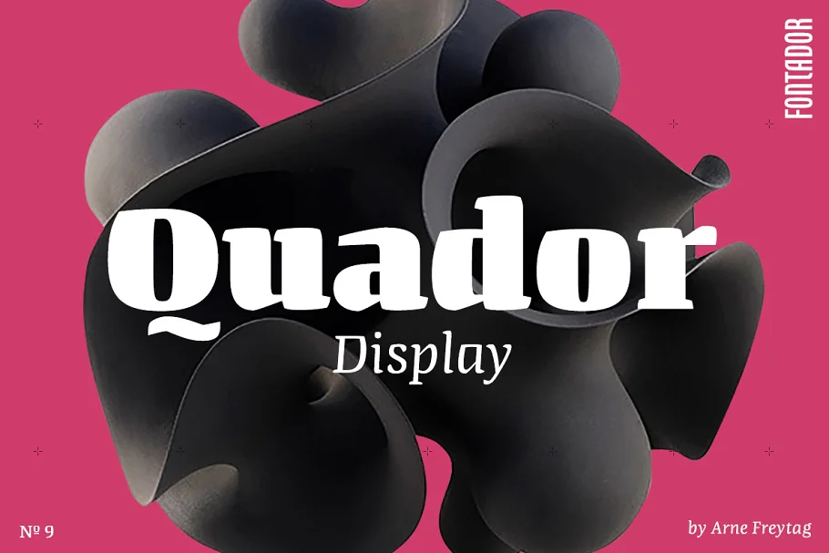 Quador Display Font