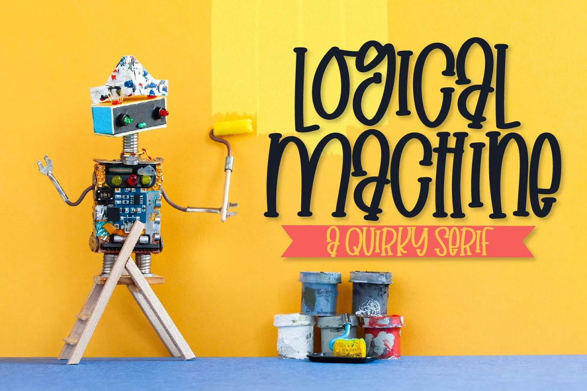 Logical Machine A Quirky Serif Font