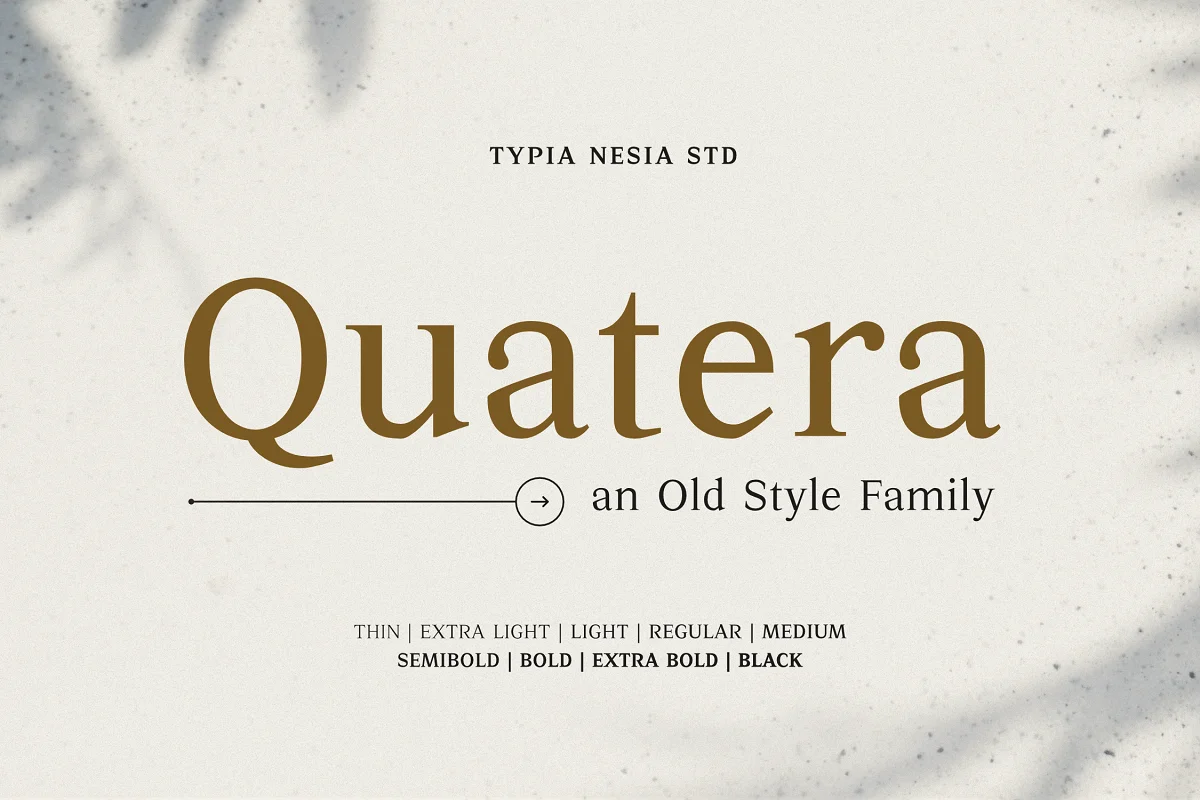 Quatera Serif Font