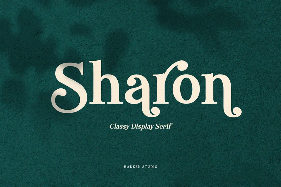 Sharon Futuristic Serif Font