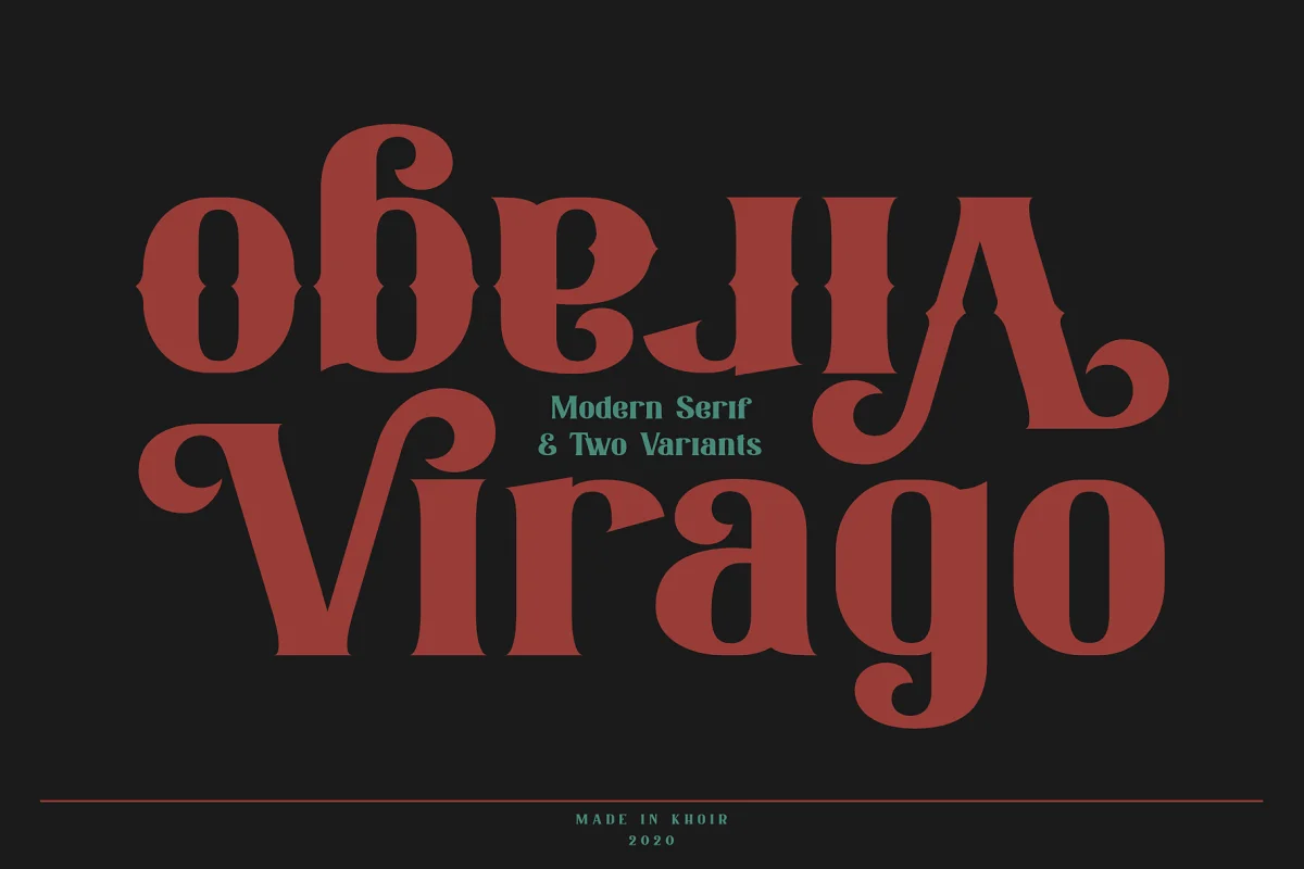 Virago Modern Serif Font