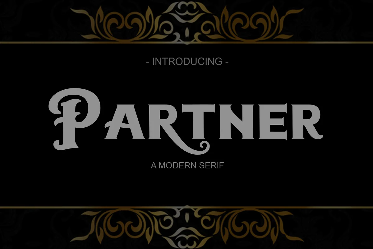 Partner Serif Font