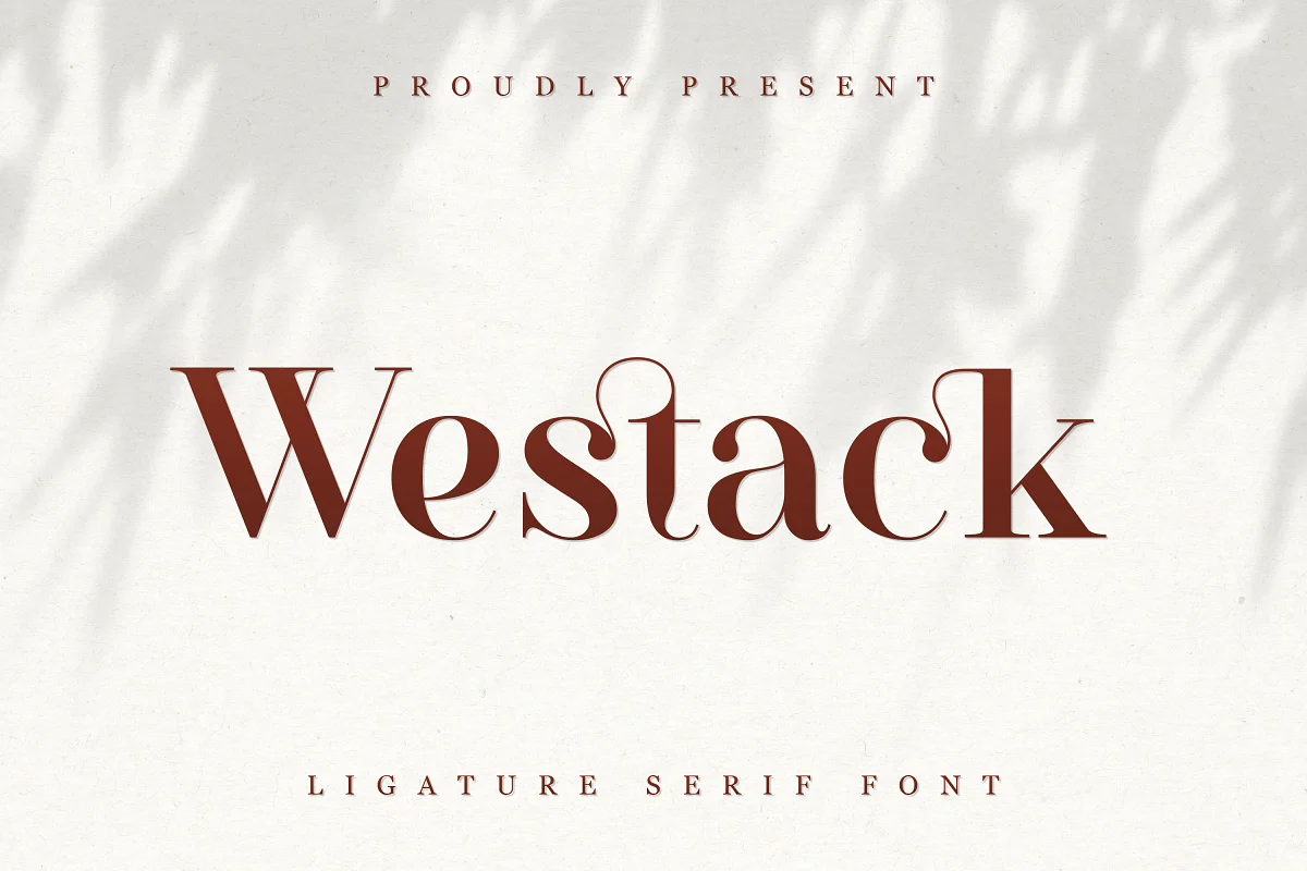 Westack Ligature Serif Font