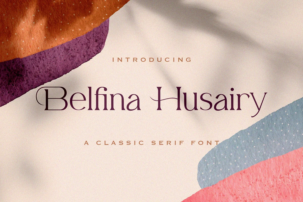 Belfina Husairy Classic Serif Font