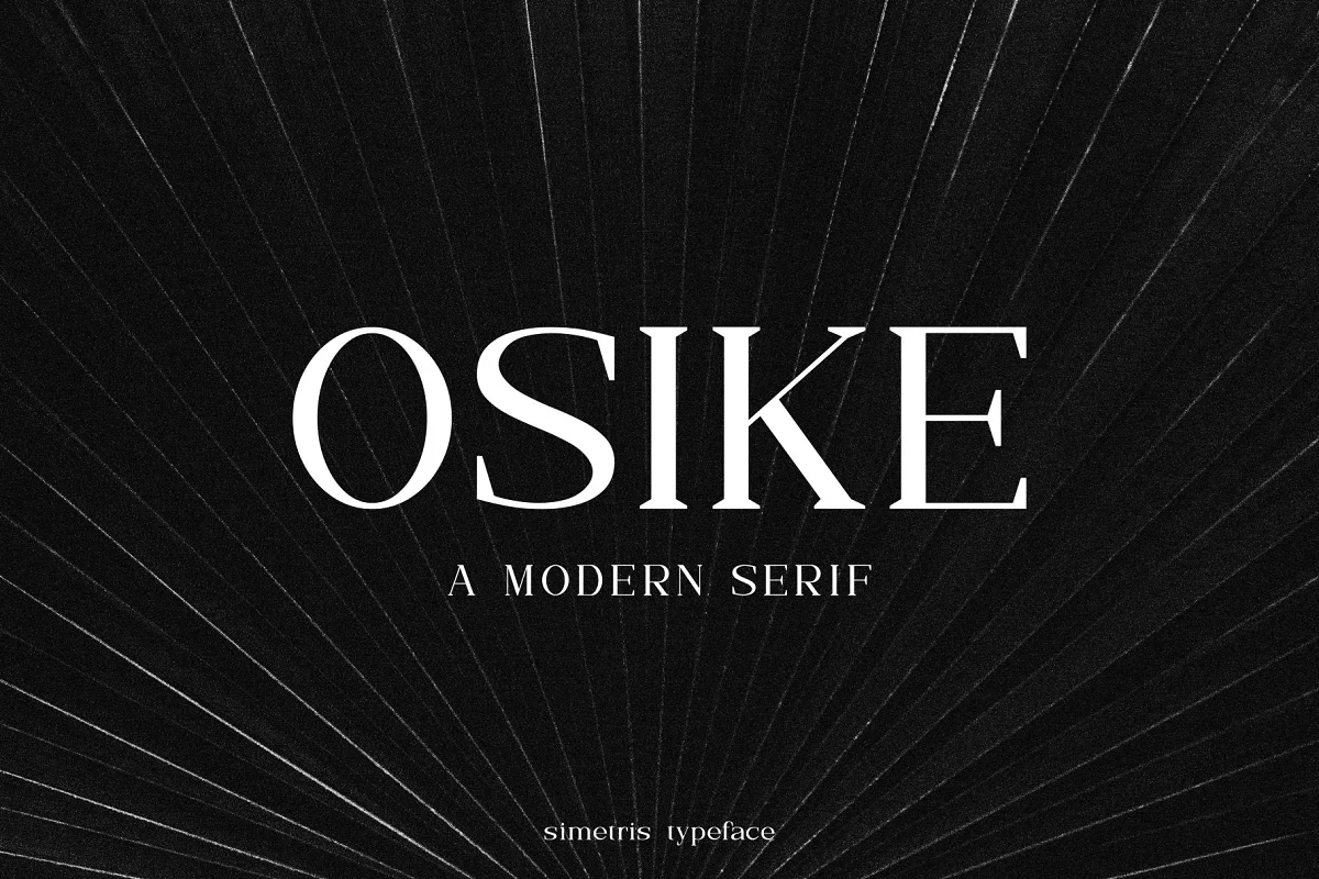 Osike A Modern Serif Font