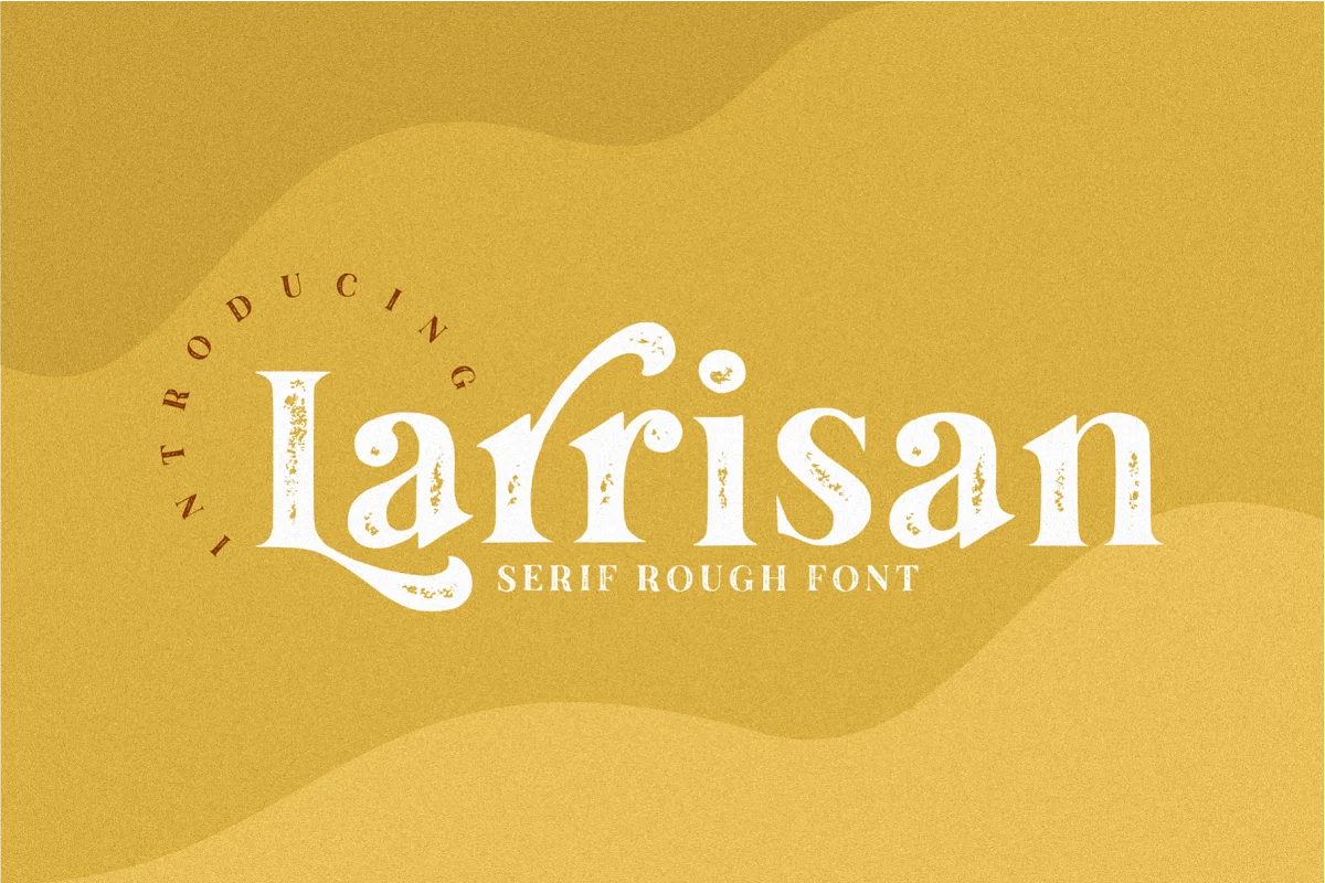 Larrisan Display Font