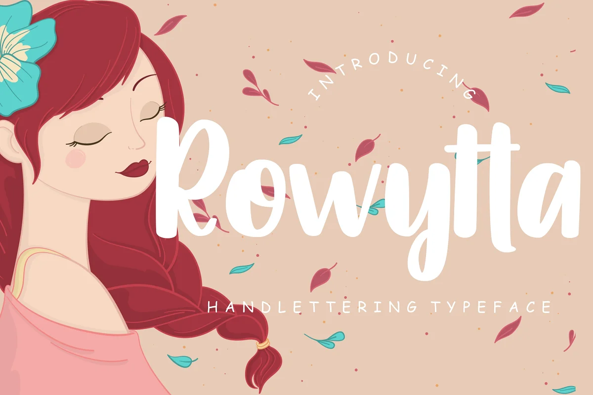 Rowytta Handlettering Typeface Font